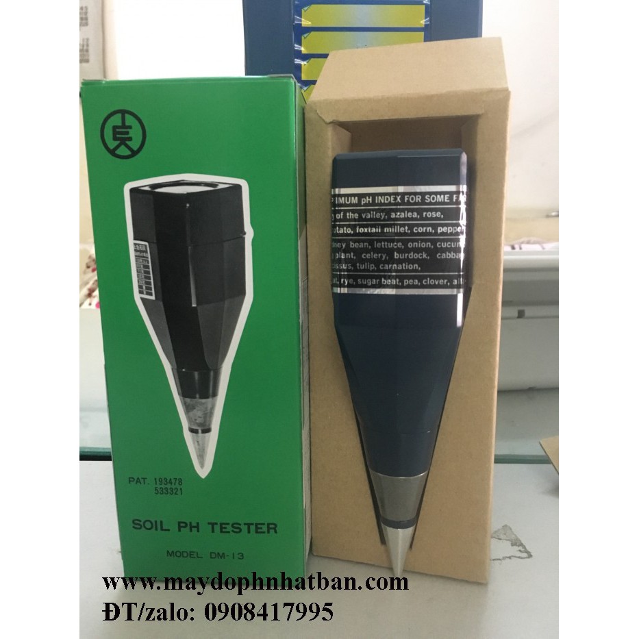 Đồng hồ đo ph đất và độ ẩm của Nhật bảo hành 1 năm