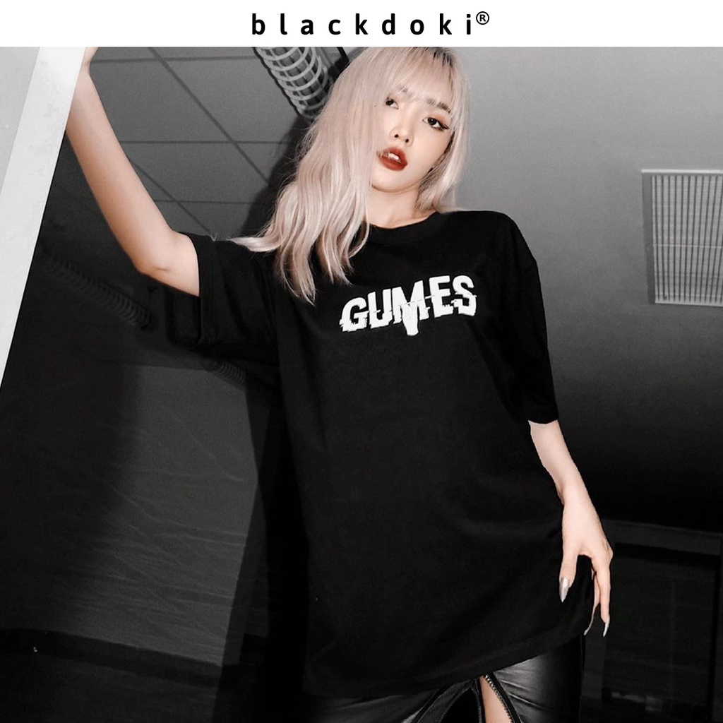 Áo thun nữ BLACKDOKI-GUMES , áo phông basic cá tính chất cotton dày dặn unisex oversize cá tính hiện đại