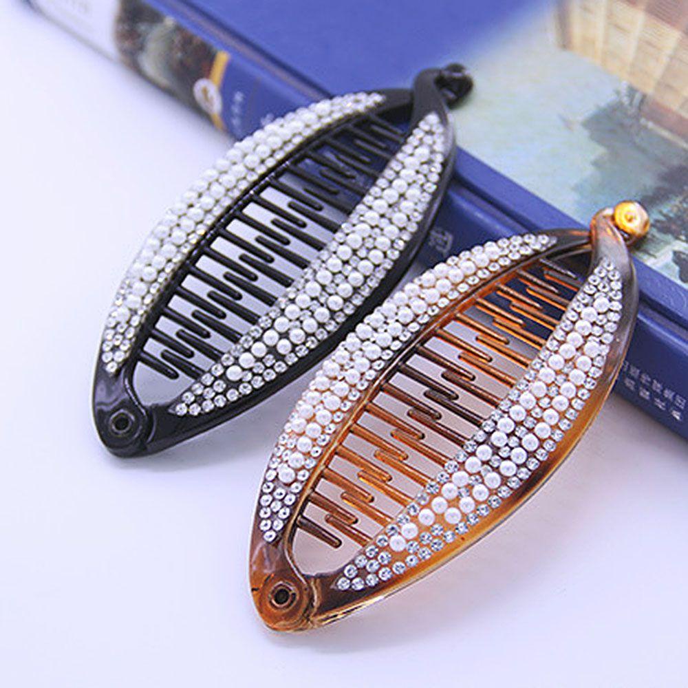 Kẹp Tóc Hình Quả Chuối / Cá Lấp Lánh Thời Trang Cho Nữ DIY|Kẹp Tóc Thiết Kế Xinh Xắn Thời Trang