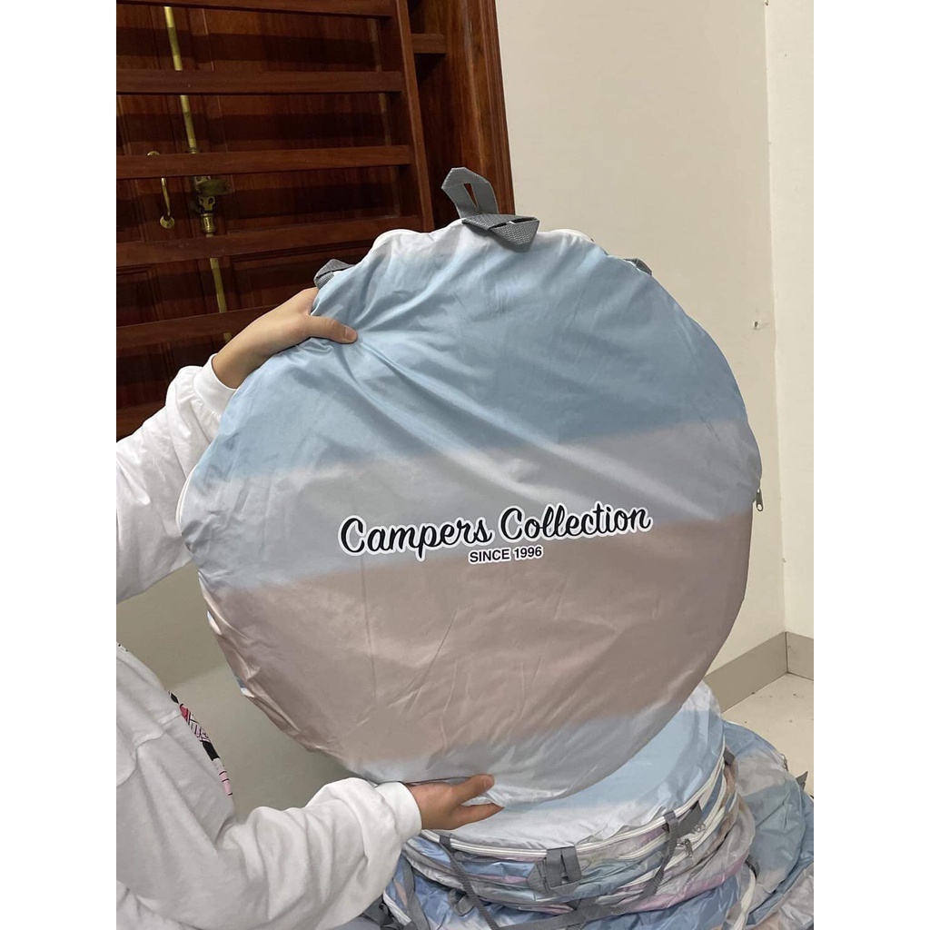 Lều cắm trại tự bung 2m x1m5, lều cắm trại gấp gọn tiện lợi