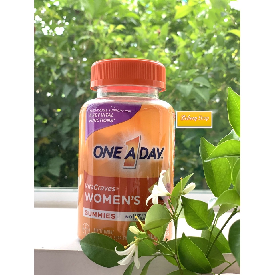Kẹo dẻo One a Day Women's Vitacraves Gummies 80 viên