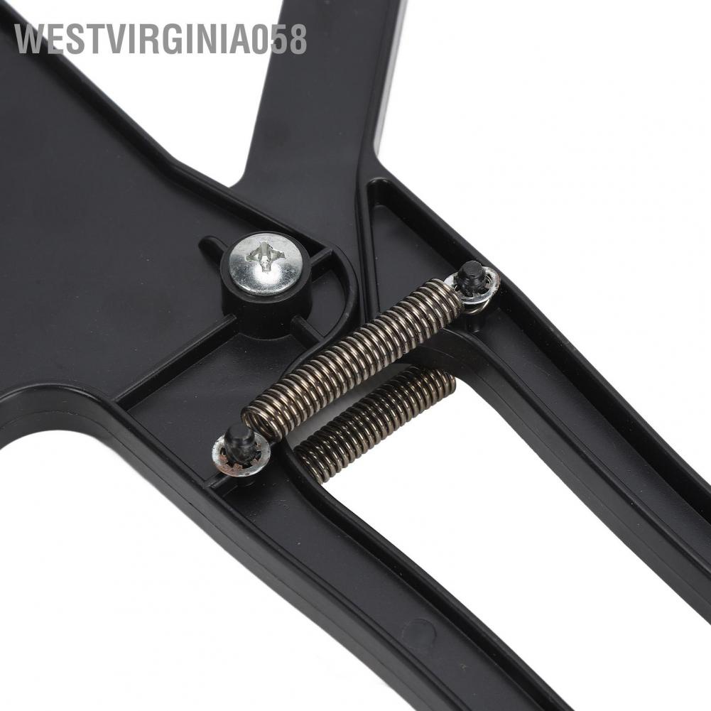 Westvirginia058 Handheld Body Fat Caliper Spring Design ABS Plastic Sebum Thickness Measuring Gauge 0‑80mm