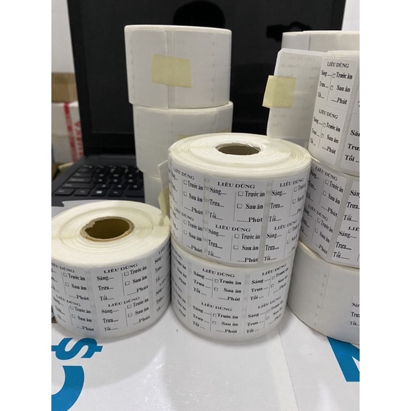Tem chia liều thuốc cho nhà thuốc tây, nhà thuốc gia truyền.