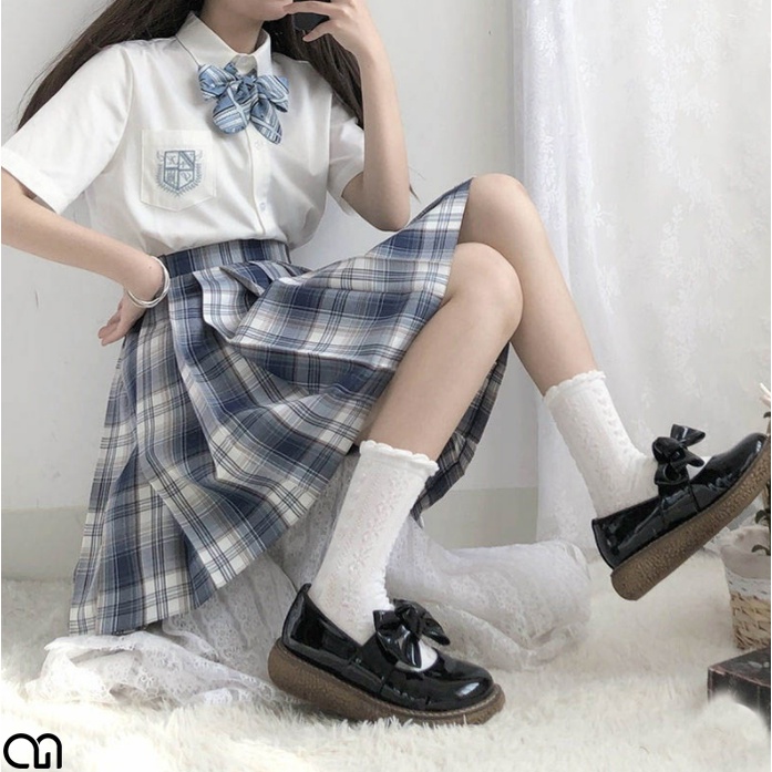 Tất Cổ Cao Nữ Ren Thun Thời Trang Hàn Quốc - Vớ Nữ Cao Ren Bèo Màu Trắng Phong Cách Unisex