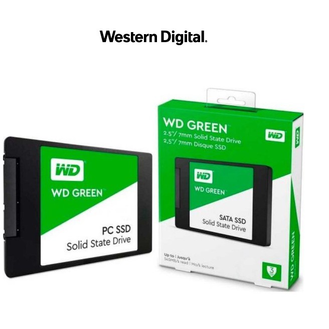Ổ cứng SSD WD Green 480GB SATA III 2.5 inch (WDS480G2G0A)