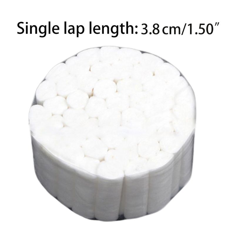 Set 50 cuộn bông gòn trắng thấm hút cao không gây dị ứng cho mũi