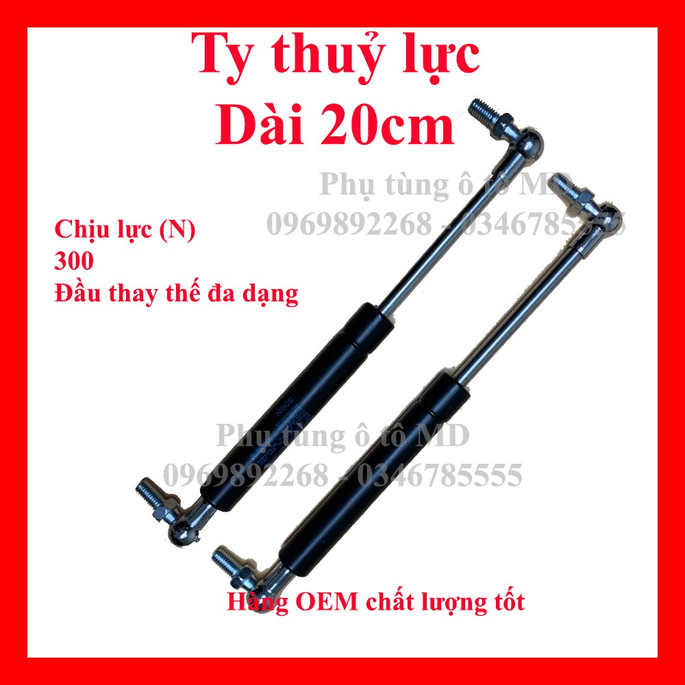 [Dài 20cm]Ty Thủy Lực Chống Cốp , Nắp Capo , Chống Cánh Cửa và dùng cho các loại máy công trình. Hàng chất lượng tốt.