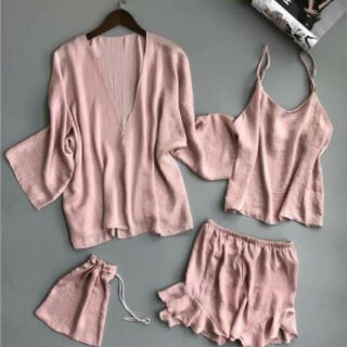 SET Bộ ngủ lụa hot 2021