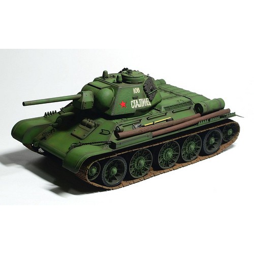 Mô Hình Lắp Ráp Xe Tăng Quân Sự Nga RUSSIAN T34/76 1943 TANK 35059 - GDC