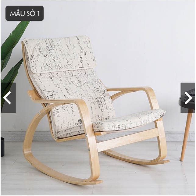 Ghế thư giãn Poang ngắn , ghế đọc sách, giúp cho bản thân thư giãn mỗi khi mệt mỏi – M006 - 2