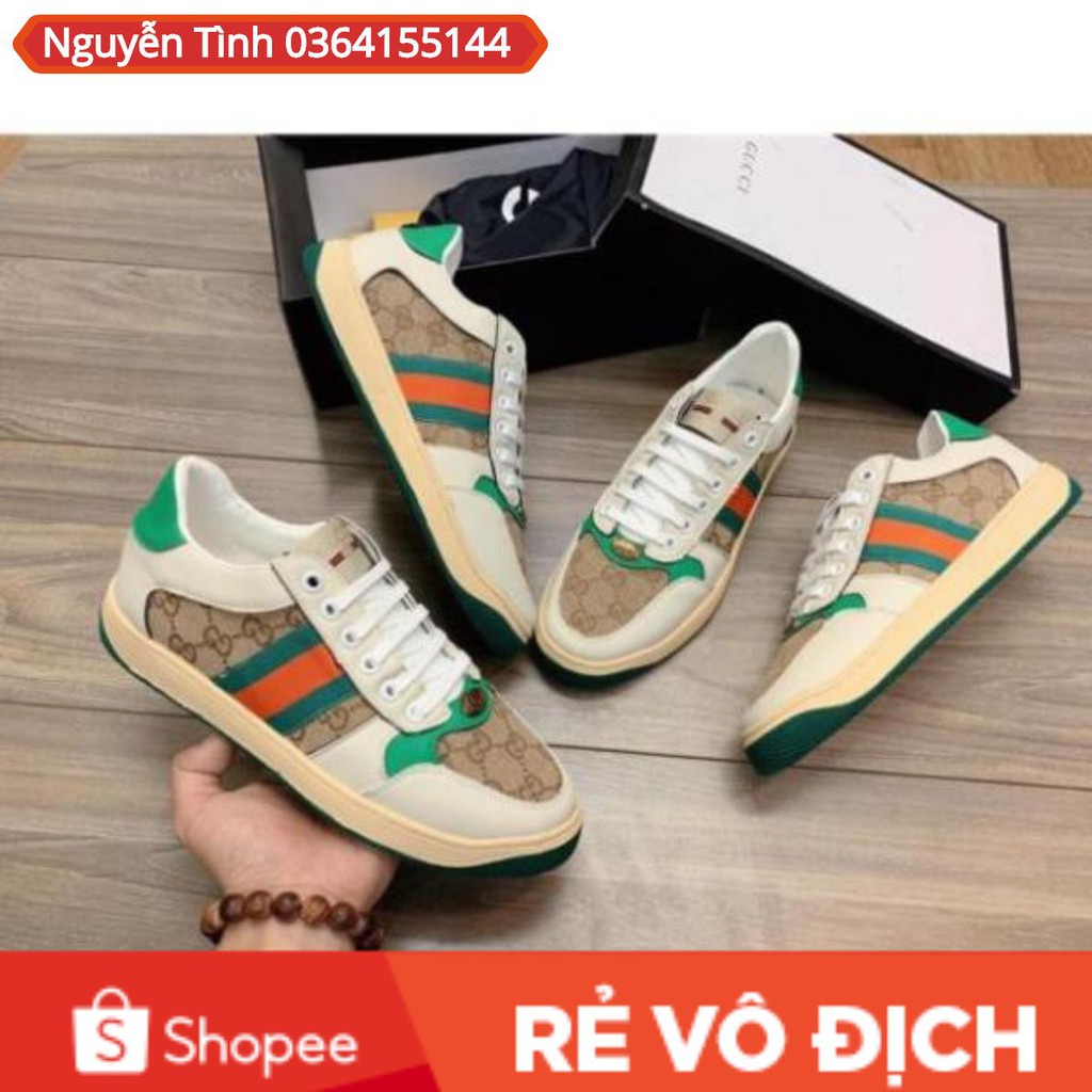 {Freeship - Full PK} Giày thương hiệu Italy 𝐆𝐔𝐂𝐂𝐈 Sơn-Tùng hàng cao cấp dành cho nam nữ flashsale z09