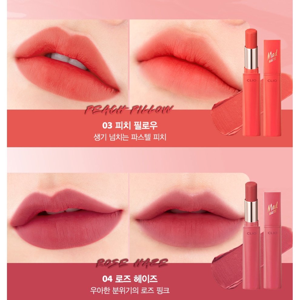 Son thỏi CLIO mad matte