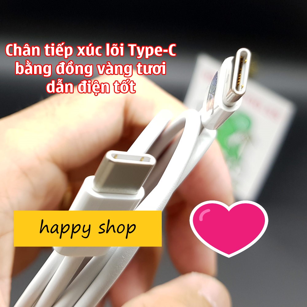 BH 12TH  Cáp Sạc Táo Typec TO Typec 2 Đầu - Cáp Gíup Sạc Ôn Định Và Nhanh Cho Máy Tính Bảng - Dây Sạc.