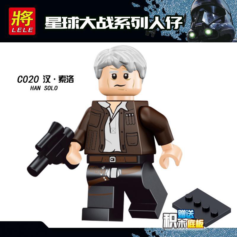 Minifigures Các Mẫu Nhân Vật Trong Star Wars Darth Vander Han Solo Lele C015 C016 C017 C018 C019 C020 C021 C022