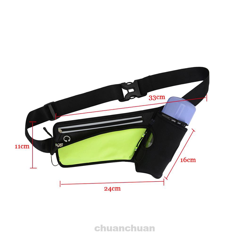Adjustable Strap Reflective Belt Running Zipper Waist Bag