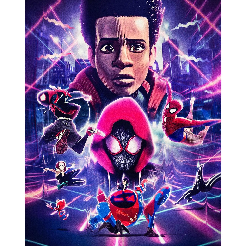 Bộ Dụng Cụ Vẽ Tranh Sơn Dầu Theo Số Họa Tiết Marvel Avengers Độc Đáo DIY Dùng Trang Trí Nhà Cửa
