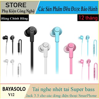 Tai nghe nhét tai BayaSolo V12 cao cấp Super Bass