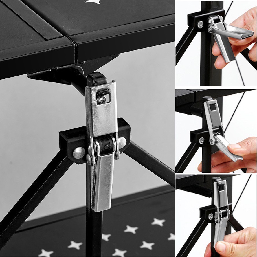 [𝐁𝐚̉𝐨 𝐡𝐚̀𝐧𝐡 𝟐𝟒 𝐭𝐡𝐚́𝐧𝐠 - 𝐋𝐨𝐚̣𝐢 𝐜𝐚𝐨 𝐜𝐚̂́𝐩] Kệ Để Đồ Đa Năng Kệ Gấp Gọn TIỆM 3/4/5 tầng cho nhà bếp, phòng ăn, phòng tắm