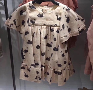 (Còn sz 6/9m) Váy Zara thiên nga
