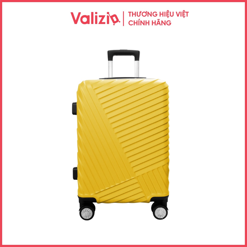 Vali kéo du lịch Valizio 203 Size 24 inch - Vali chống va đập tay kéo nhôm không rỉ sét - VALIZIO