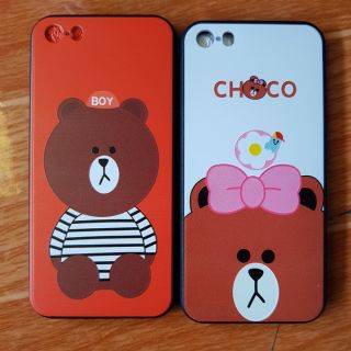 Ốp lưng iPhone 5 / 5s / SE hình gấu 4D kute