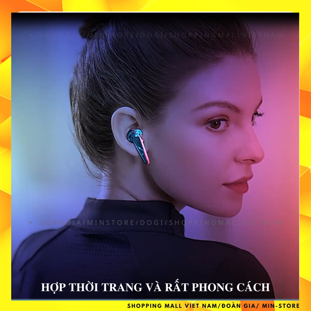 Tai nghe bluetooth Dogitek Apro 366 TWS cảm biến chạm, không có độ trễ thiết kế thể thao -Chip Jerry, X15-PRO