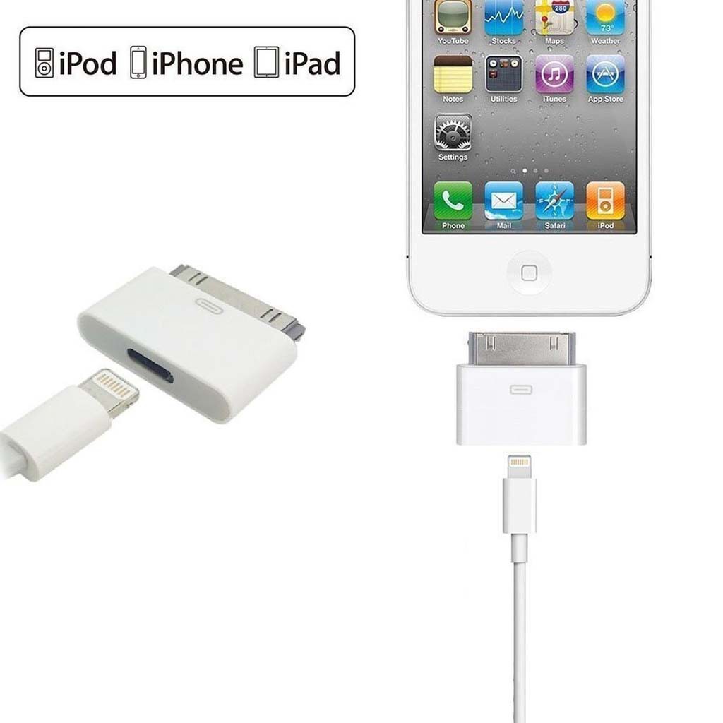 Cáp chuyển đổi Lightning 8Pin sang 30Pin cho IPhone4 4S iPad2 3 ipad touch3 4