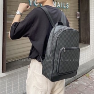 Balo CHECKERBOARD PU BAG   - Tặng Kèm Túi Khí Giữ Form