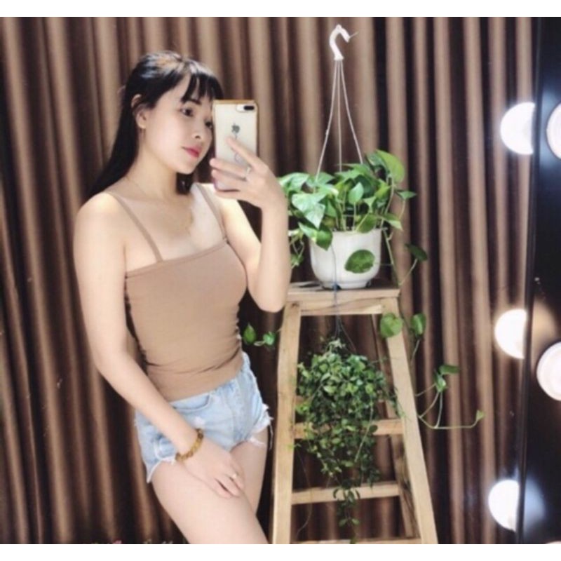 Áo 2 dây sợi bún