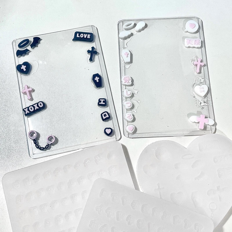 Khuôn Silicone Đổ Nhựa Resin Làm Đồ Trang Sức