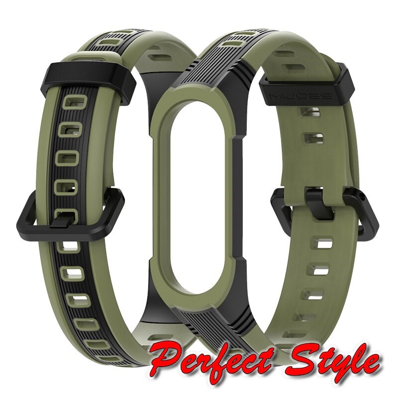 Dây đeo thay thế Mijobs dành cho Xiaomi Miband 3/ Miband 4/ Miband 5 Miband 6