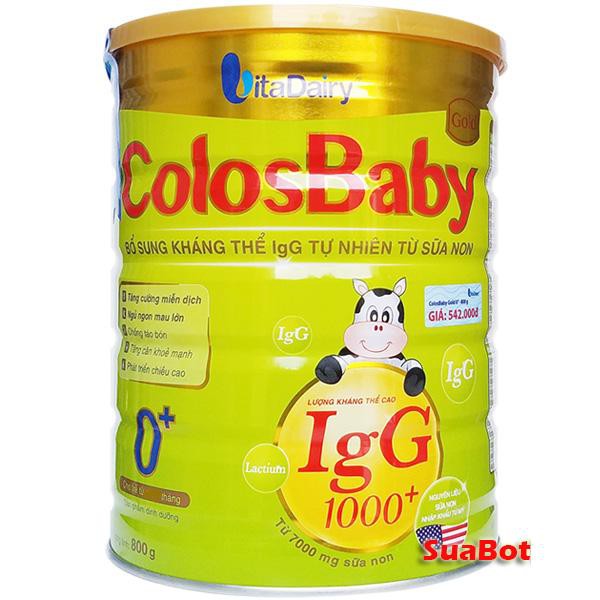 Sữa Non ColosBaby Gold 1000IgG 0+ (800g)