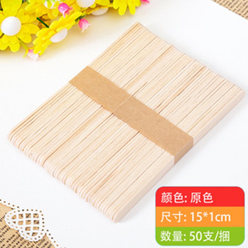 RUOALL (Hàng Mới Về) Set 50 Que Gỗ Bôi Sáp Tẩy Lông Dùng Một Lần | BigBuy360 - bigbuy360.vn