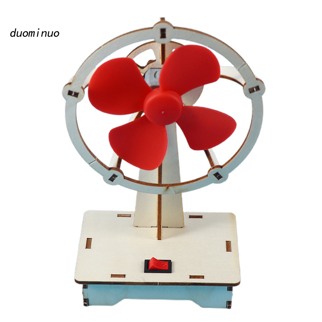 du Eco-friendly Science Fan Kit Science Assembly Fan Toy Parent-children Interaction for Kids