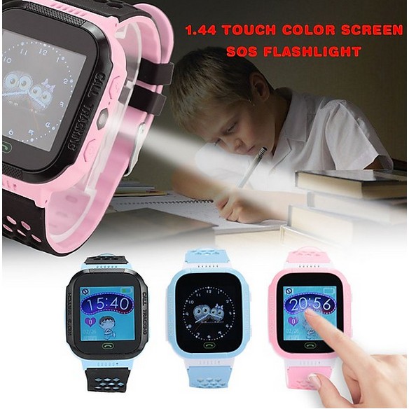 Đồng hồ định vị trẻ em Y2 sử dụng sim nghe gọi màn hình cảm ứng có học toán cho bé