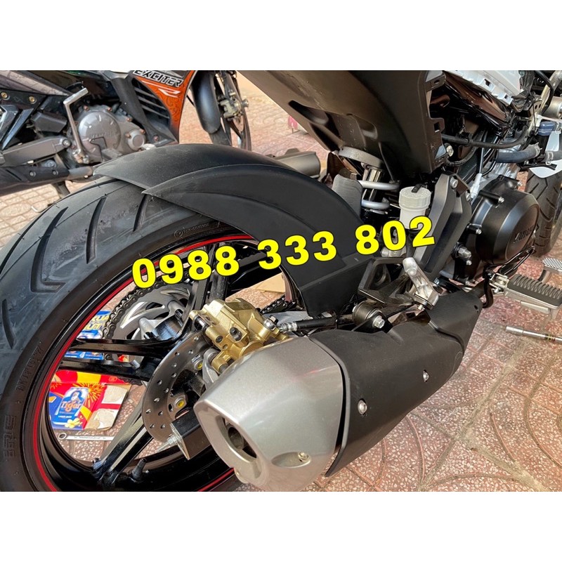 Dè con carte Ex 155  lắp ráp như zin hạn chế bùn sình văng lên - đồ chơi exciter 155