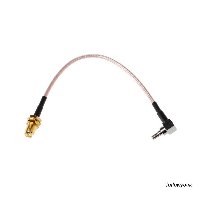 Dây cáp nối SMA cái sang CRC9 RG316 dài 15cm 6&quot;