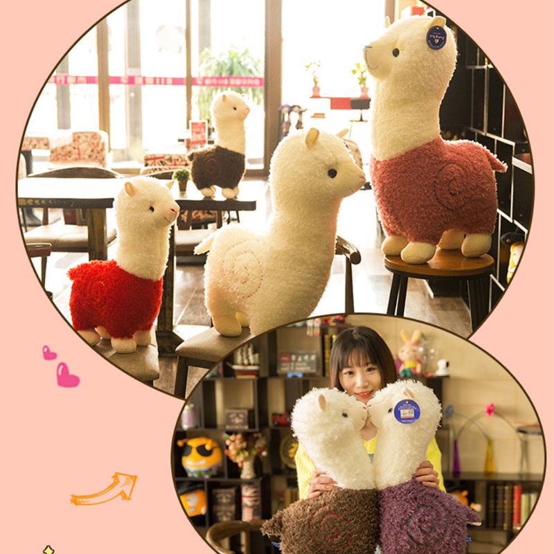 Lạc Đà Alpaca Nhồi Bông Dễ Thương Cho Bé