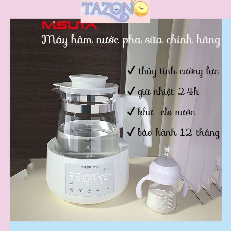 Máy đun nước pha sữa MISUTA có điều khiển từ xa [ CAM KẾT CHÍNH HÃNG 100%]