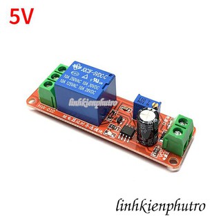 Mạch Tạo Thời Gian Trễ Đóng Relay 5V