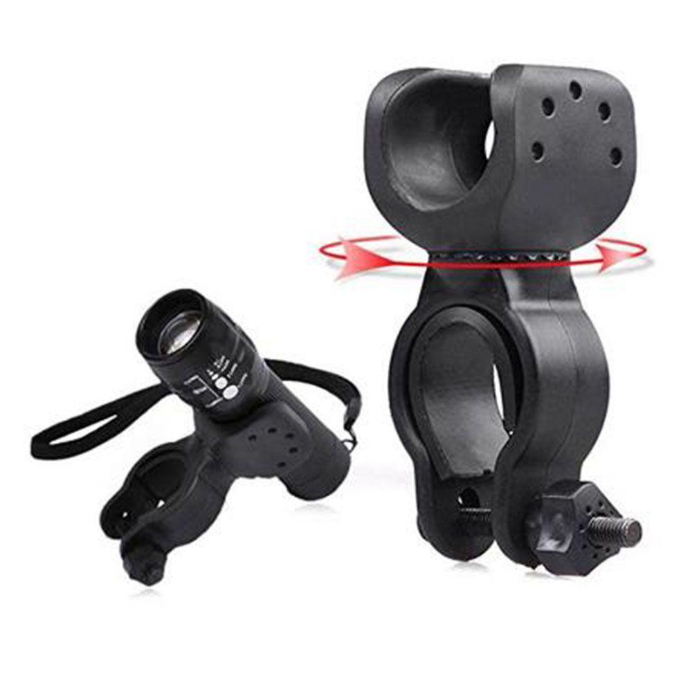 SUENIN Giá Đỡ Đèn Pin Kẹp Phía Trước Xe Đạp Bằng Cao Su