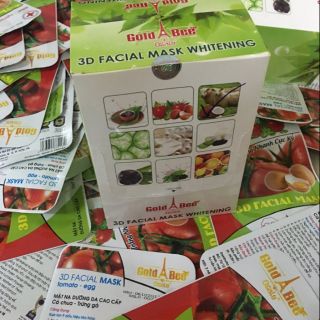 Combo 27 miếng mặt nạ giấy trắng da Gold Bee đủ loại