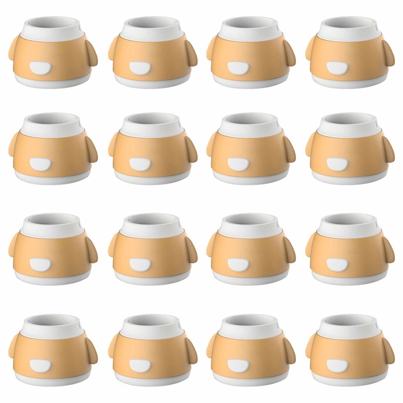 Set 16 Vỏ Bọc Chân Ghế / Đồ Nội Thất Di Chuyển Yên Tĩnh &amp; Sàn Nhà