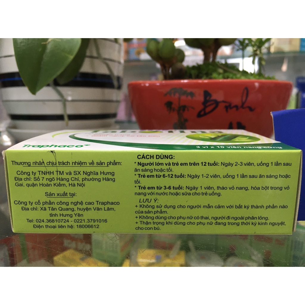 ✅ [Chính Hãng] Tabofina ( hộp 30 viên) hỗ trợ nhuận tràng giảm nguy cơ táo bón