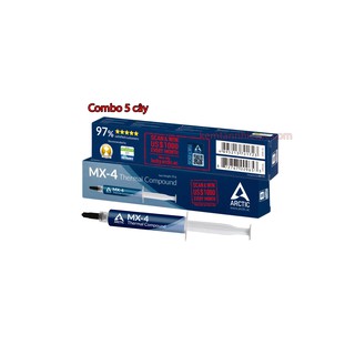Combo 5 cây Kem tản nhiệt MX 4 20gram mẫu 2020