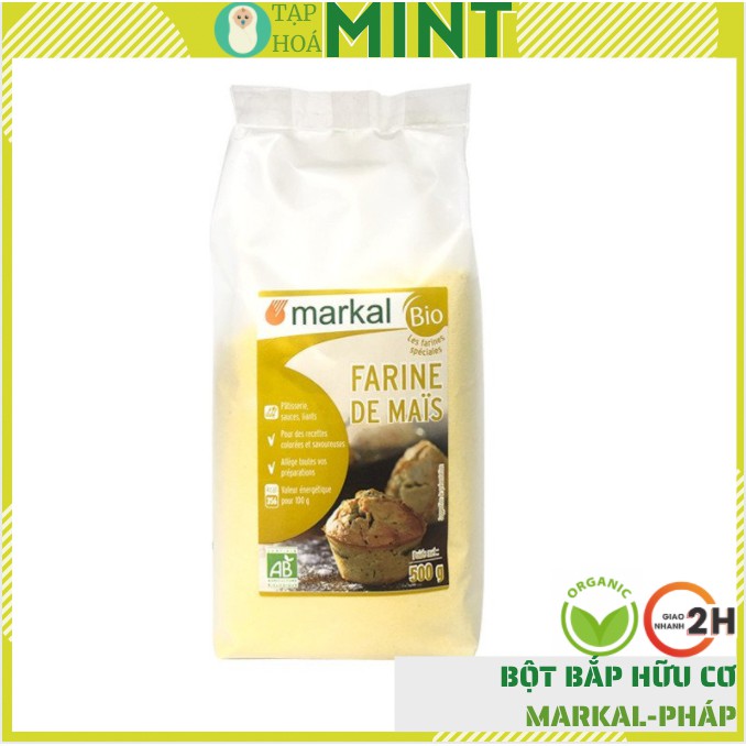 Bột bắp hữu cơ hạt mịn Markal bé ăn dặm - Tạp hoá mint