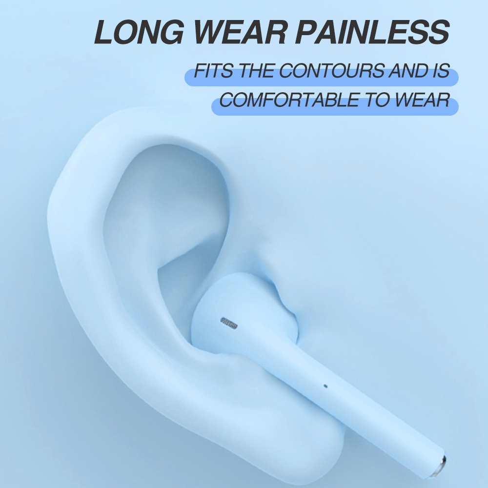 Tai nghe TWS ko dây bluetooth Inpods 12 I12Pro âm thanh HiFi chống thấm nước màu macaron dành cho ip,ĐT táo/Android