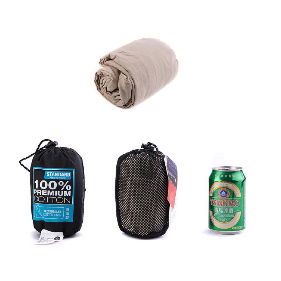 Túi ngủ mỏng cotton phù hợp mùa Hè-Thu du lịch dã ngoại ngủ trưa văn phòng Naturehike NH15S012-E