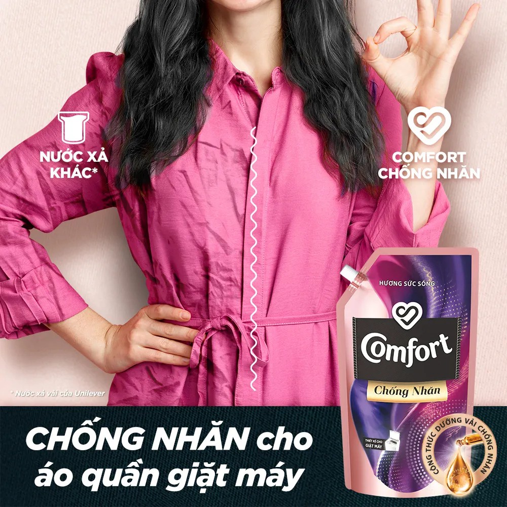 [Q.3] QUẬN 3 [HỎA TỐC] NƯỚC XẢ LÀM MỀM VẢI COMFORT ĐẬM ĐẶC CHỐNG NHẮN TÚI 2.7L HƯƠNG SỨC SỐNG