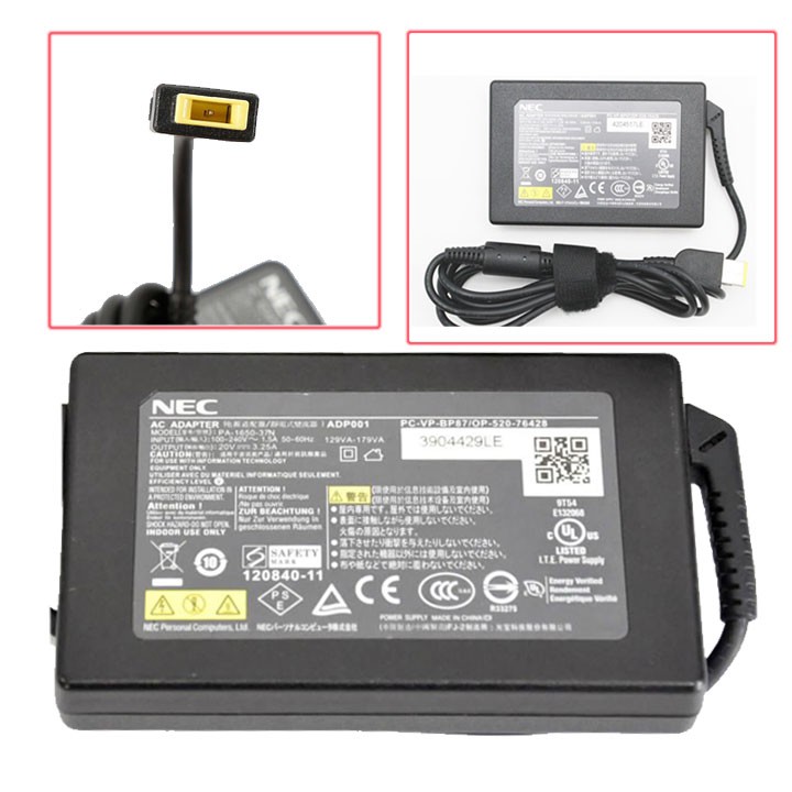 Sạc laptop Nec 20v 3.25a 65w bảo hành 1 năm